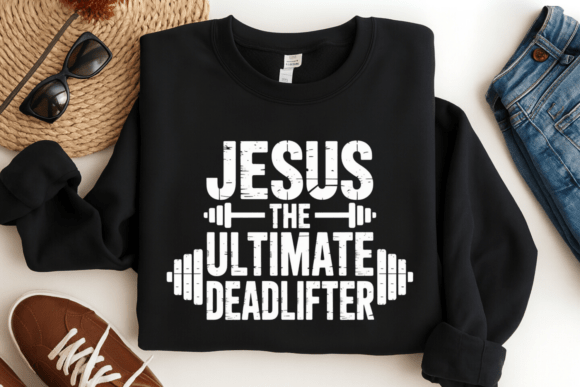 Christian Gym Faith Workout Jesus PNG T-Shirt Designs