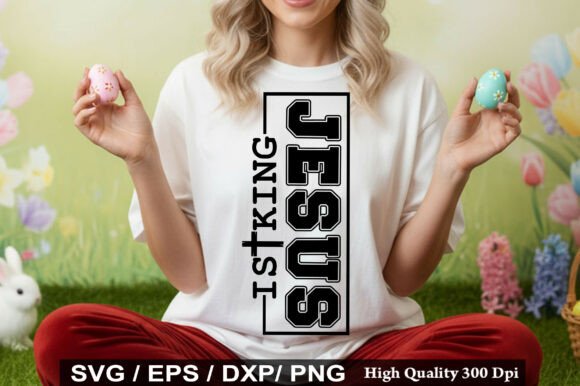 Jesus is King SVG PNG for T-Shirt Designs