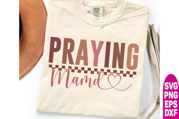 Praying Mama PNG, Christian Sublimation